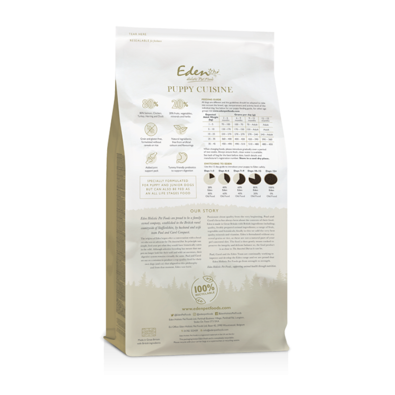 Eden Puppy Cuisine Kibble