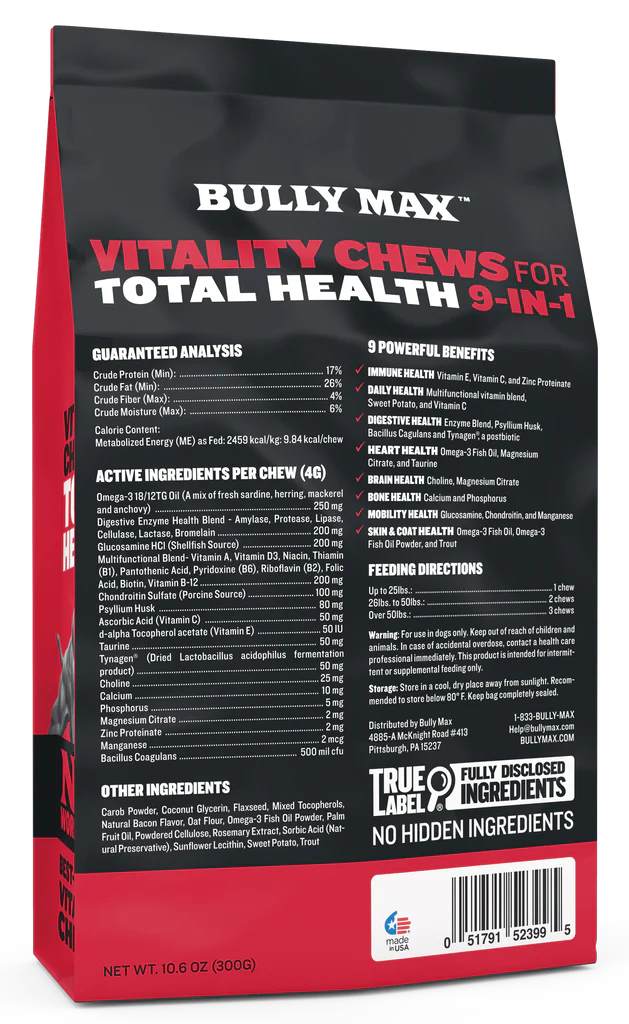 Bully max sales total health powder
