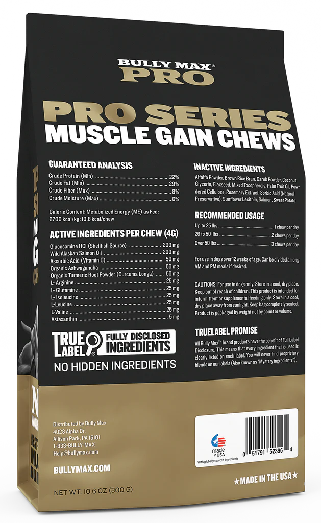 Bully max online nutrition facts