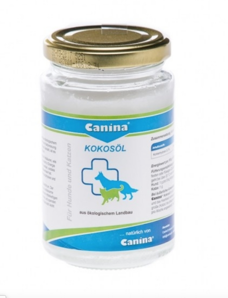 Canina® COCONUT OIL for dogs supports healthy metabolism protects against worms